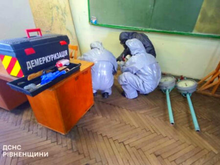 У Рівному стався витік ртуті в університеті