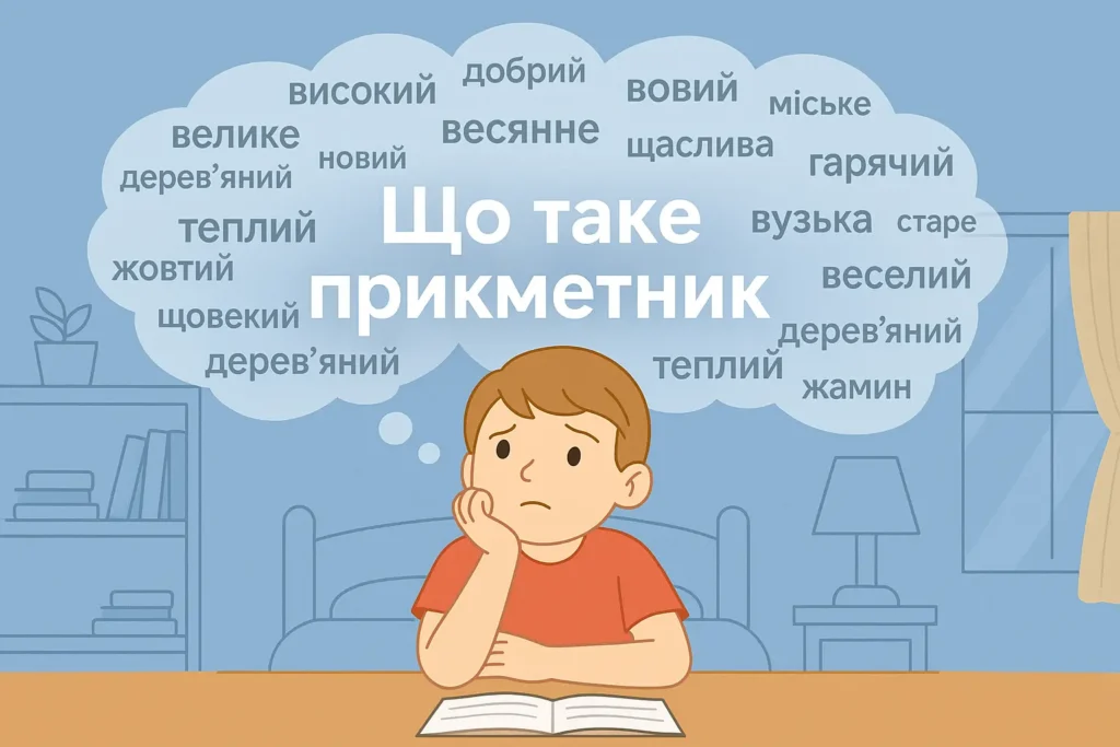 Що таке прикметник